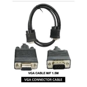 VGA Cable M/F 1.5m Cabel